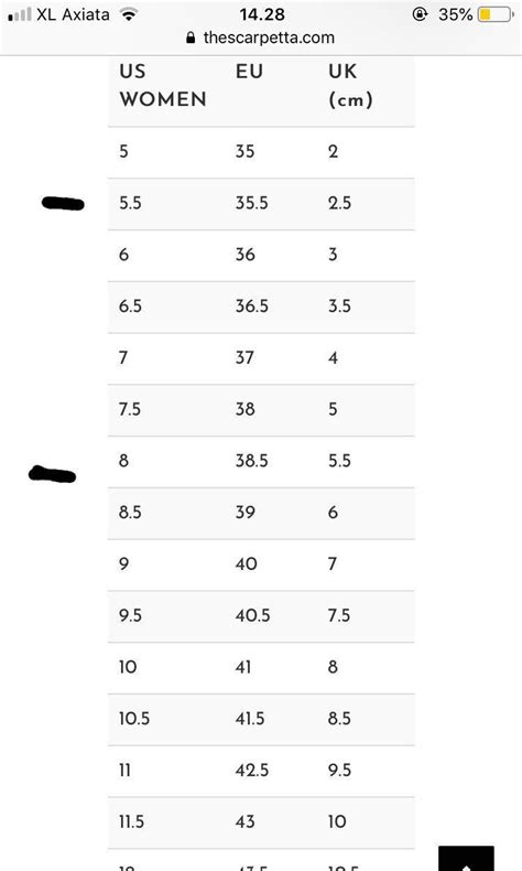 размерная сетка обуви michael kors|Michael Kors shoes size chart.